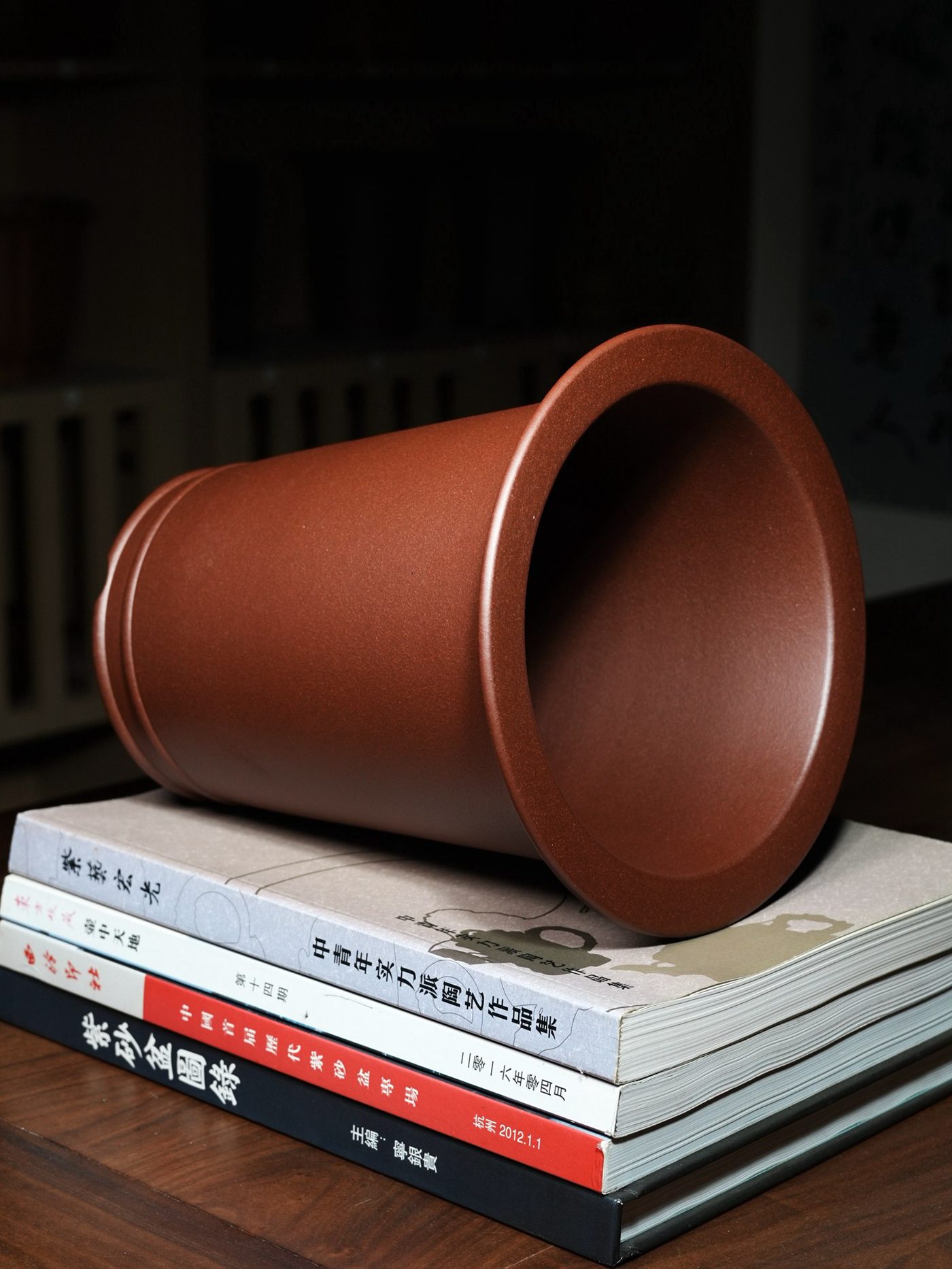 双线圆满盆 · 紫砂花盆 实拍角度5