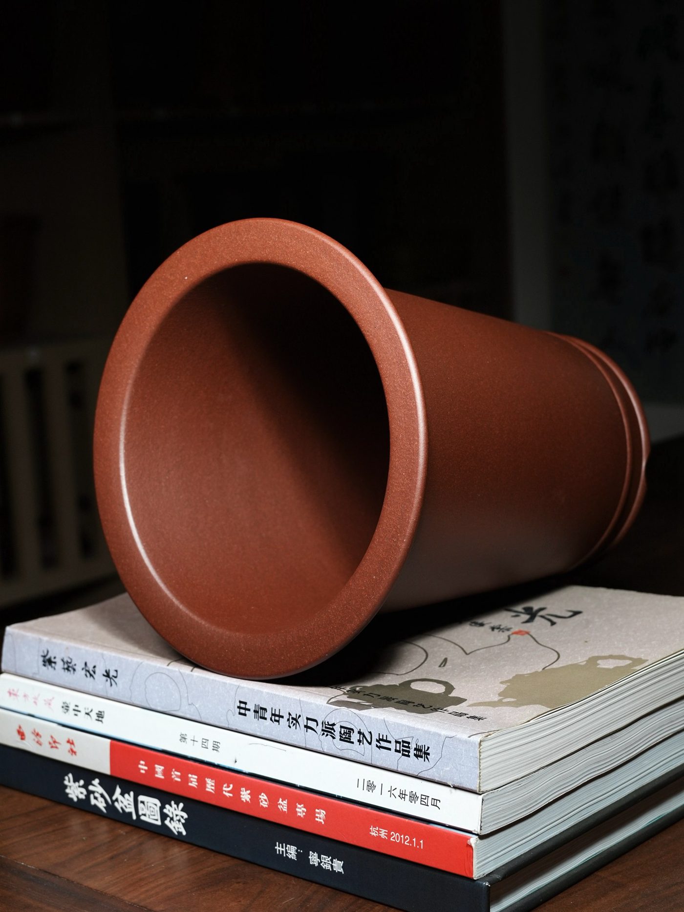 双线圆满盆 · 紫砂花盆 实拍角度6