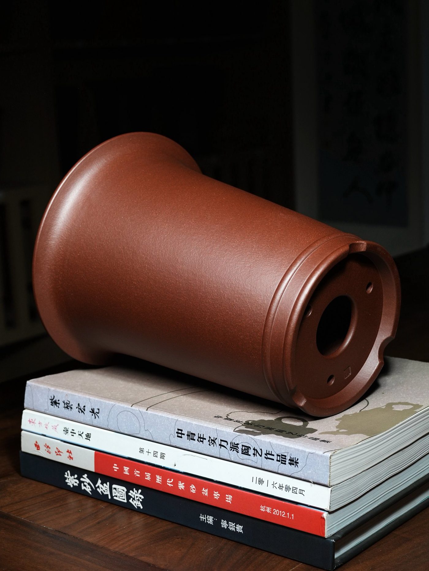双线圆满盆 · 紫砂花盆 实拍角度7