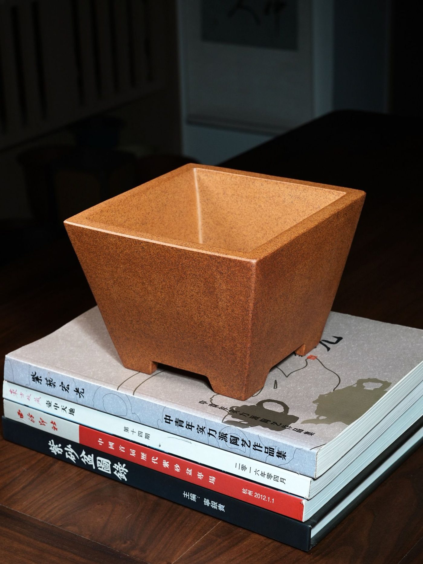 四方斗型盆 · 紫砂花盆 实拍角度9